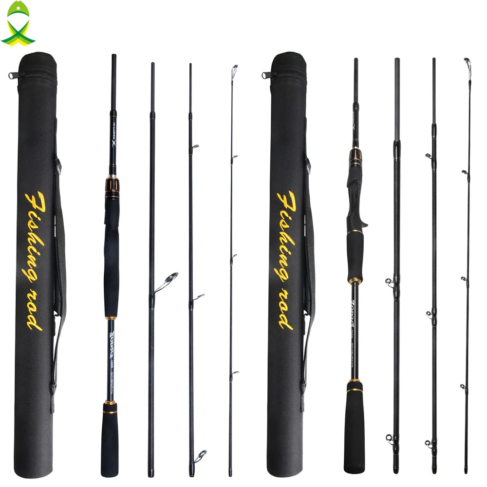 Buy JSM Lure Fishing Rod 2.1M 2.4M 4 Section M Power