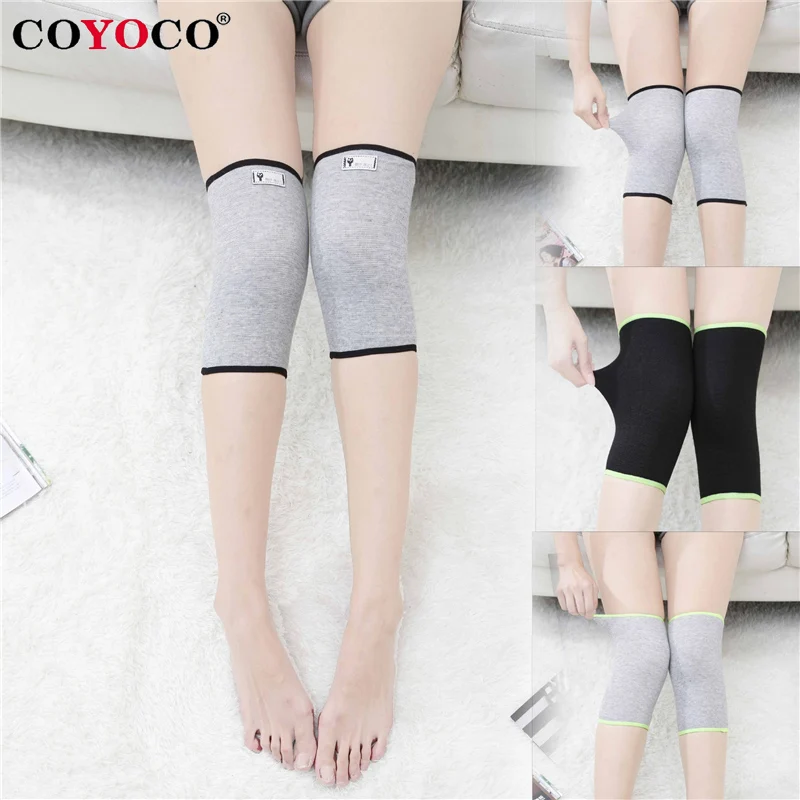 

COYOCO Thin Knee Leg Pads Support 1 Pcs Breathable Spring Fall Sports KneePads Summer Air Conditioned Room Warm Knee Sleeve