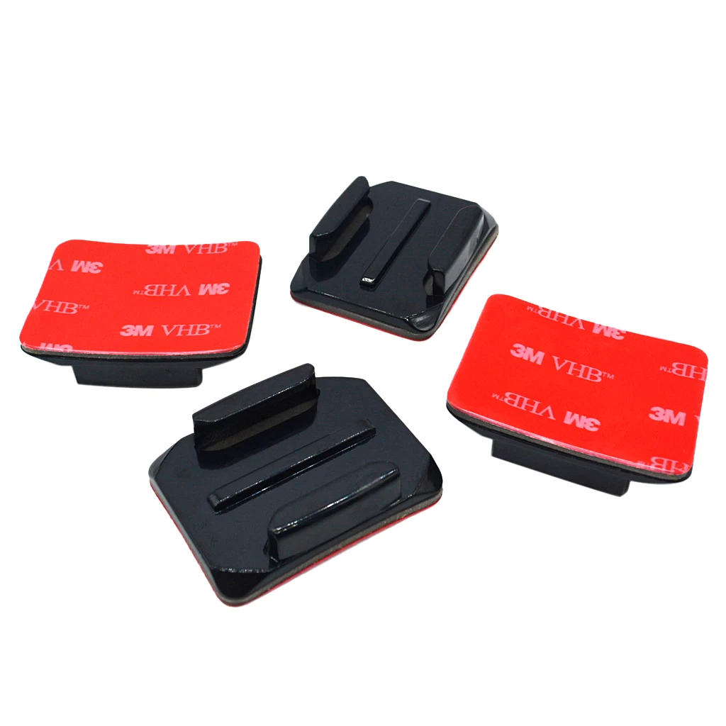 8Pairs Flat Adhesive Base Sticker Curved Mount Sticky Glue Firm Pad for SJCAM SJ4000 GoPro Hero More