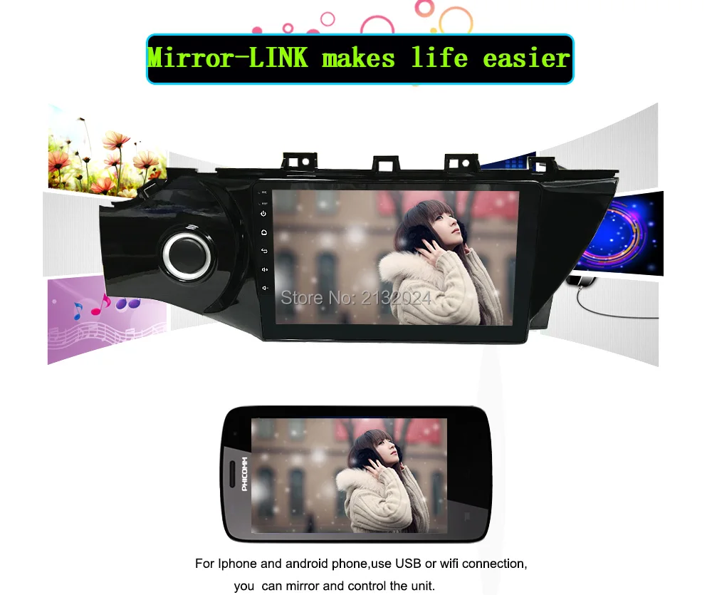 Top Funrover 9" Android 8.0 2 din Car radio multimedia player for Kia K2 RIO 2017 2018 radio GPS Navigation navi autoradio RDS EQ BT 9