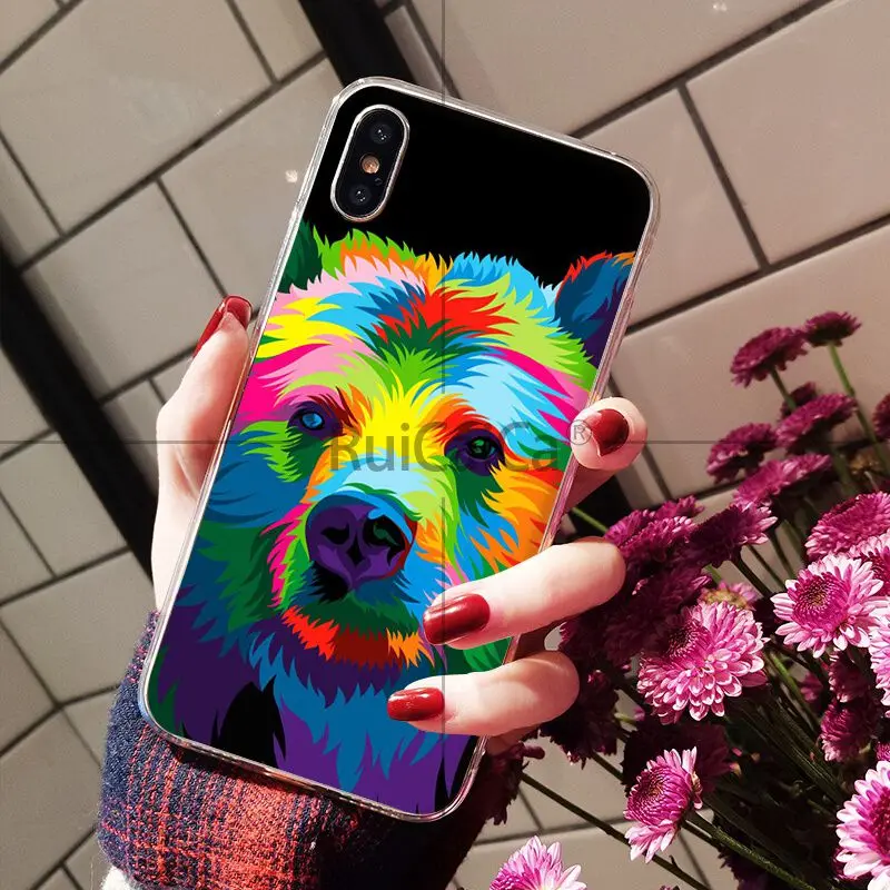Art animal deer lion tiger fox orangutan