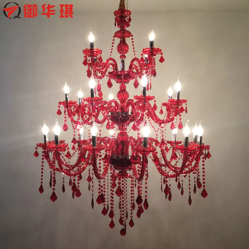 

Longree Modern Crystal Chandelier LED Hanging Lighting European Style Glass Chandeliers Light for Living Dining Room Restaurant