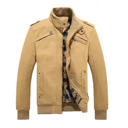 2018 Мужская Новая повседневная куртка с несколькими карманами, мандарин, хлопок, на молнии, мужская куртка, удобные мужские куртки с