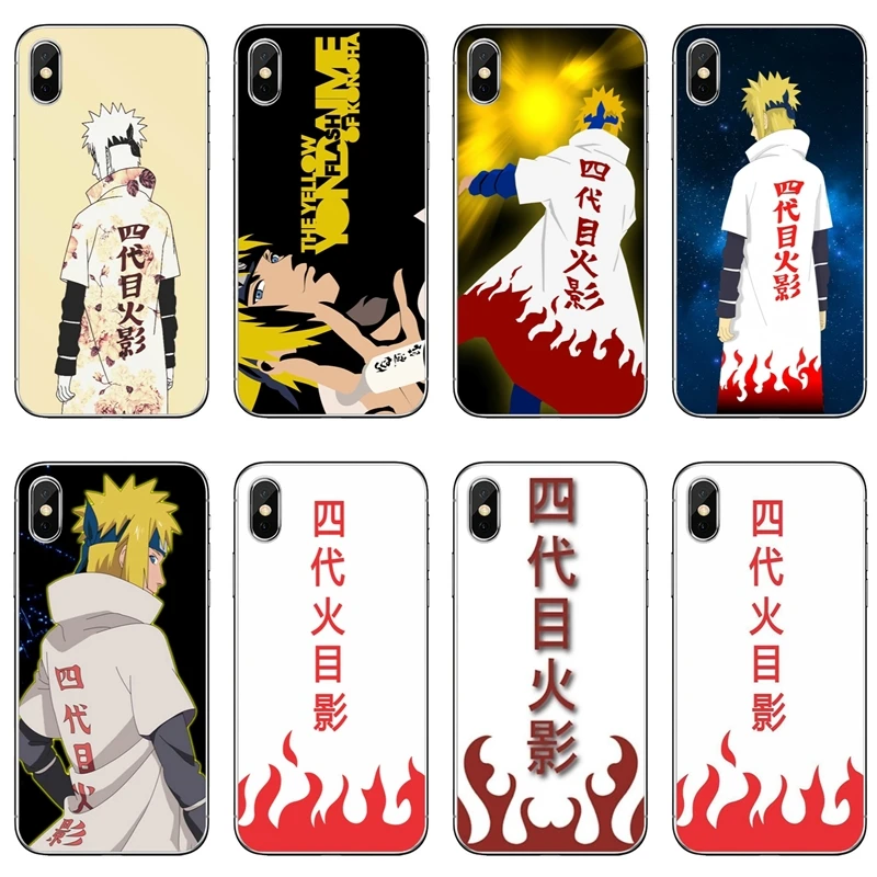 

NARUTO 4th Hokage phone case For iPhone 8 7 6s 6 plus XR X XS Max SE 5s 5c 5 4s 4 iPod Touch soft cover