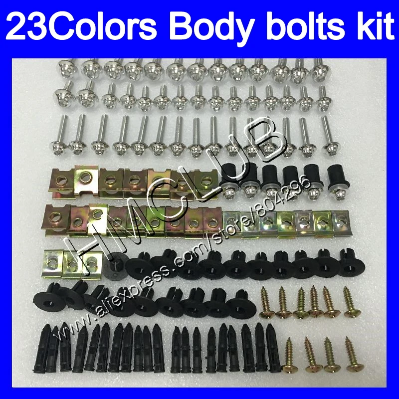 

Complete Fairing bolts kit For HONDA VFR400RR 94 95 96 97 98 NC35 VFR400 RR 1994 1995 1996 97 1998 Full Body screws Nuts screw