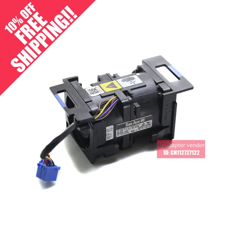 

Для вентилятора сервера Dell R610 WP838-A00 fan 9CRD0412P5K03