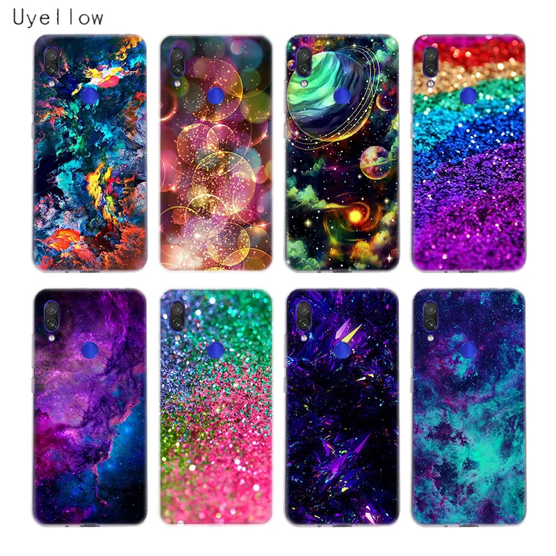 

Uyellow Glitter Silicone Phone Case For Redmi S2 Note 4 5 6 7 7S 4X 5 5A 5P 6 6A 7 7A Y3 For Xiaomi F1 8 lite 9 SE 5X 6X Cover