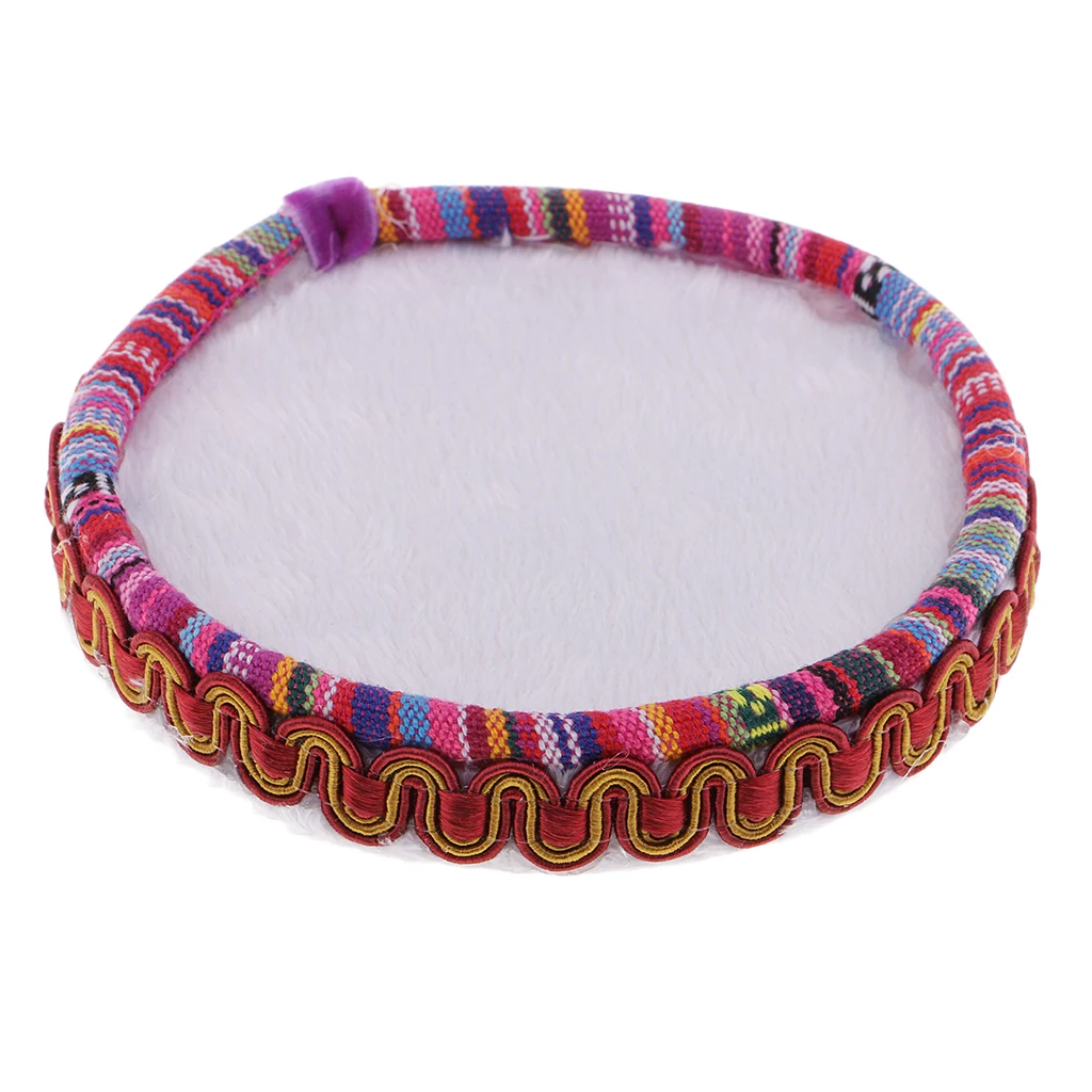Round Wooden Fabric Beading Board Tray Beading Mat Beads Organizer Tools For Jewelry Making Art DIY Crafts Supplies