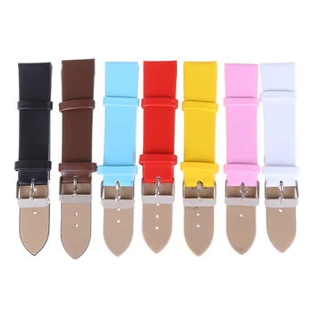 

NEW 1PCS Candy Color 16MM 20MM Smooth Grain Leather (cow Split) Watches Band Watch Strap Men And Women Straps