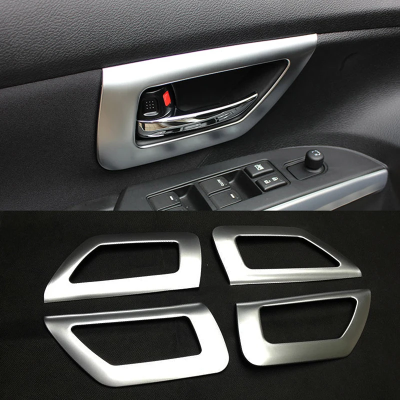 Car-body-Styling-Cover-Trims-ABS-Plastic-Chrome-Door-Inner-Built-Handle-Bowl-For-Suzuki-S