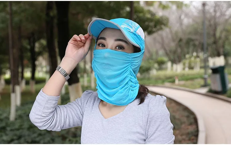 It can be folded ! ladies summer hats sun visors for women sun visor hat for men visor cap sun hat with neck protection sun visor hat for men (10)