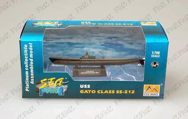 Вторую мировую войну ВМС США SS-212 GATO подводная лодка 1941 U-Boat 1/700 готовой easy Model корабль