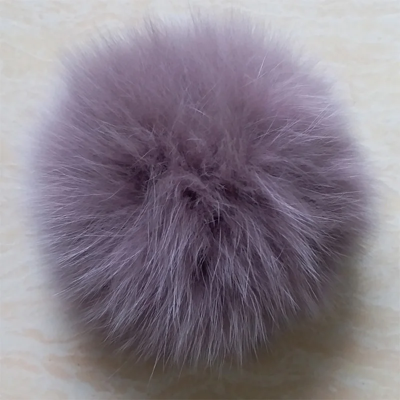 rolled up skully hat DIY Pure White Natural Fox Fur Fluffy Pompon Hats Real Fox Raccoon Fur Big Ball Pom Pom for Caps Hats Skullies Pompoms 12-14cm best beanies