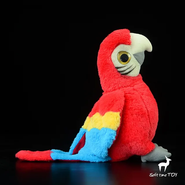 Buy Cute Parrot Doll Kids Toys Big Eyes Red Macaw