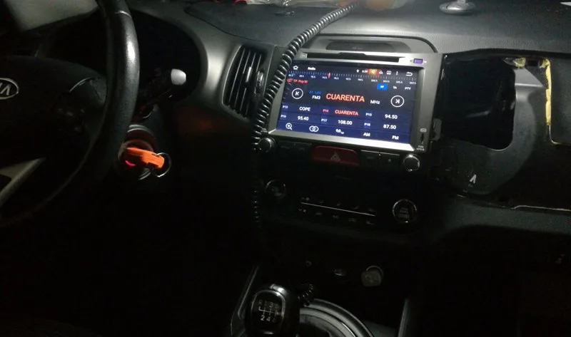 kia sportage car dvd3