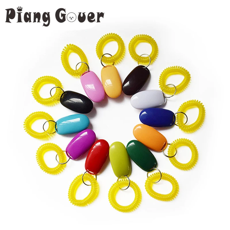 

5Pcs Dog Clicker Toys Pet Tranining Clicker Obedience Dog Cat Training Trainer