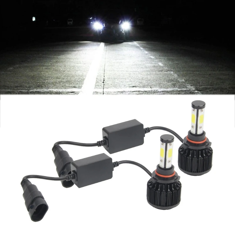

2xNEW High Performance 9005 HB3 160W 18000LM LED Headlight Kit Beam Bulbs 6000K
