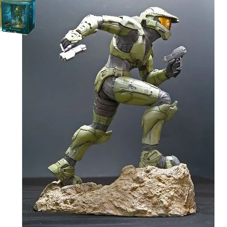 Горячая Halo3 Kotobukiya спартанская фигура статуя 12 дюймов армейский зеленый цвет в коробке
