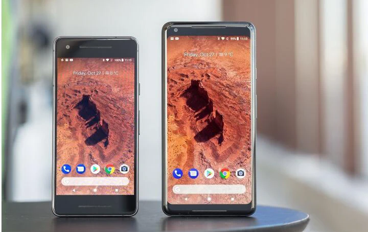 Разблокированный мобильный телефон Google Pixel 2, 4G LTE, 5,0 дюймов, Android, четыре ядра, 4 Гб ram, 64 ГБ/128 ГБ rom, одна sim-карта