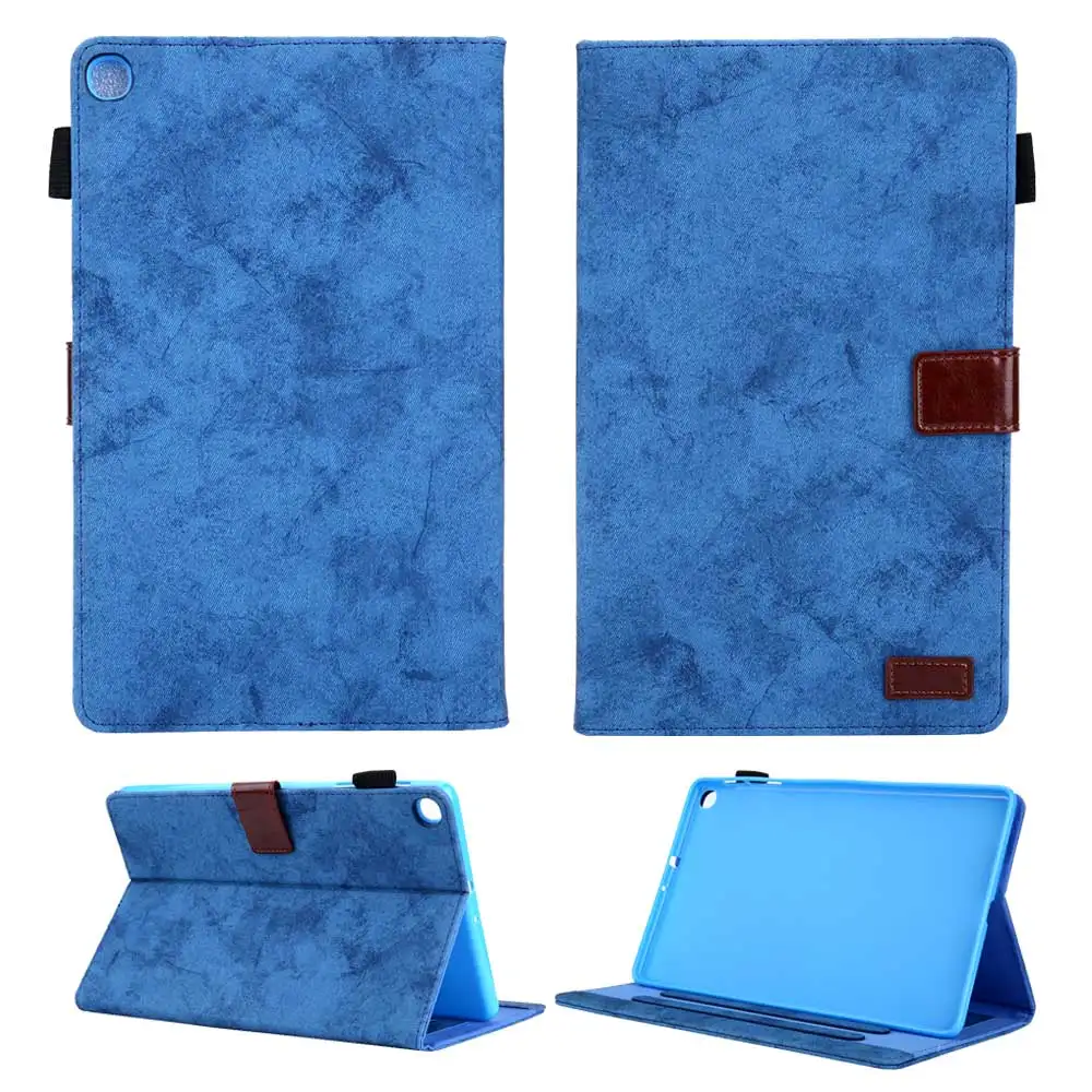 BL Из искусственной кожи чехол с флип-стойкой для Samsung Galaxy Tab A 8,0 P200 P205 SM-P200 SM-P205 чехол Бизнес чехол на магните - Цвет: BL