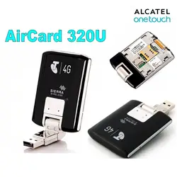 Лот из 2шт Оригинальный разблокировка 100 Мбит/с LTE модем Sierra радио AirCard LTE USB модем 320U