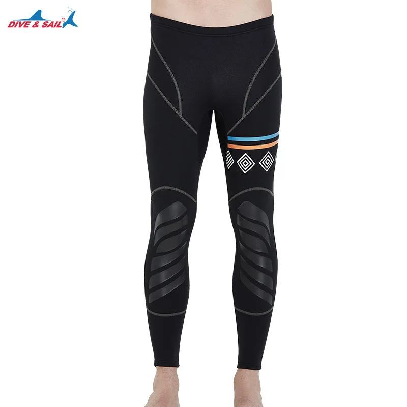 Dive& Sail Мужской 3 мм водолазный гидрокостюм куртки брюки длинный рукав водолазный костюм для подводного плавания скачка сёрфинга Сноркелинг гидрокостюмы