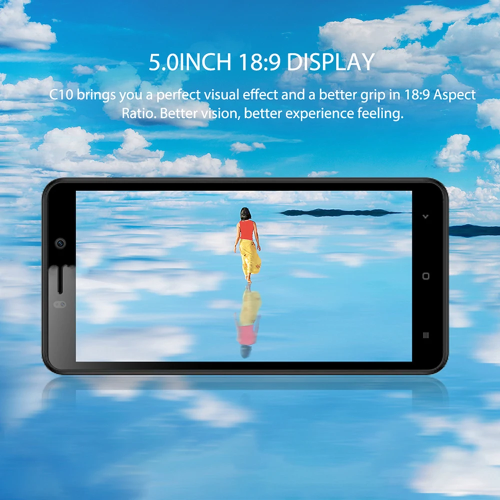 Oukitel C10 3g смартфон 5,5 дюймов 18:9 дисплей 1. 3G Гц две sim-карты 2000 мАч Android 8,1 1 Гб+ 8 Гб MTK6580 четырехъядерный мобильный телефон