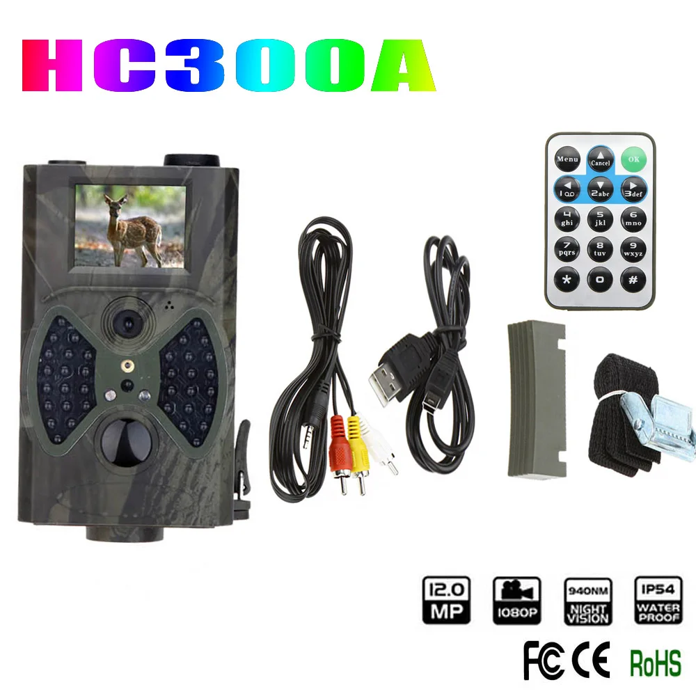 1 шт. Suntek HC300 HC-300A Scouting след Камера 12MP hd-камера 940NM инфракрасная камера для отслеживания в природной среде Ночное видение ИК Trail