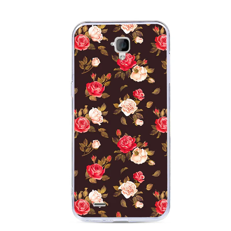 Lamo чехол, мягкий силиконовый чехол для телефона huawei Y560, чехол с цветочным узором для huawei Y560 Y 560 Y5 Y560-L01, чехол на заднюю панель - Цвет: 65