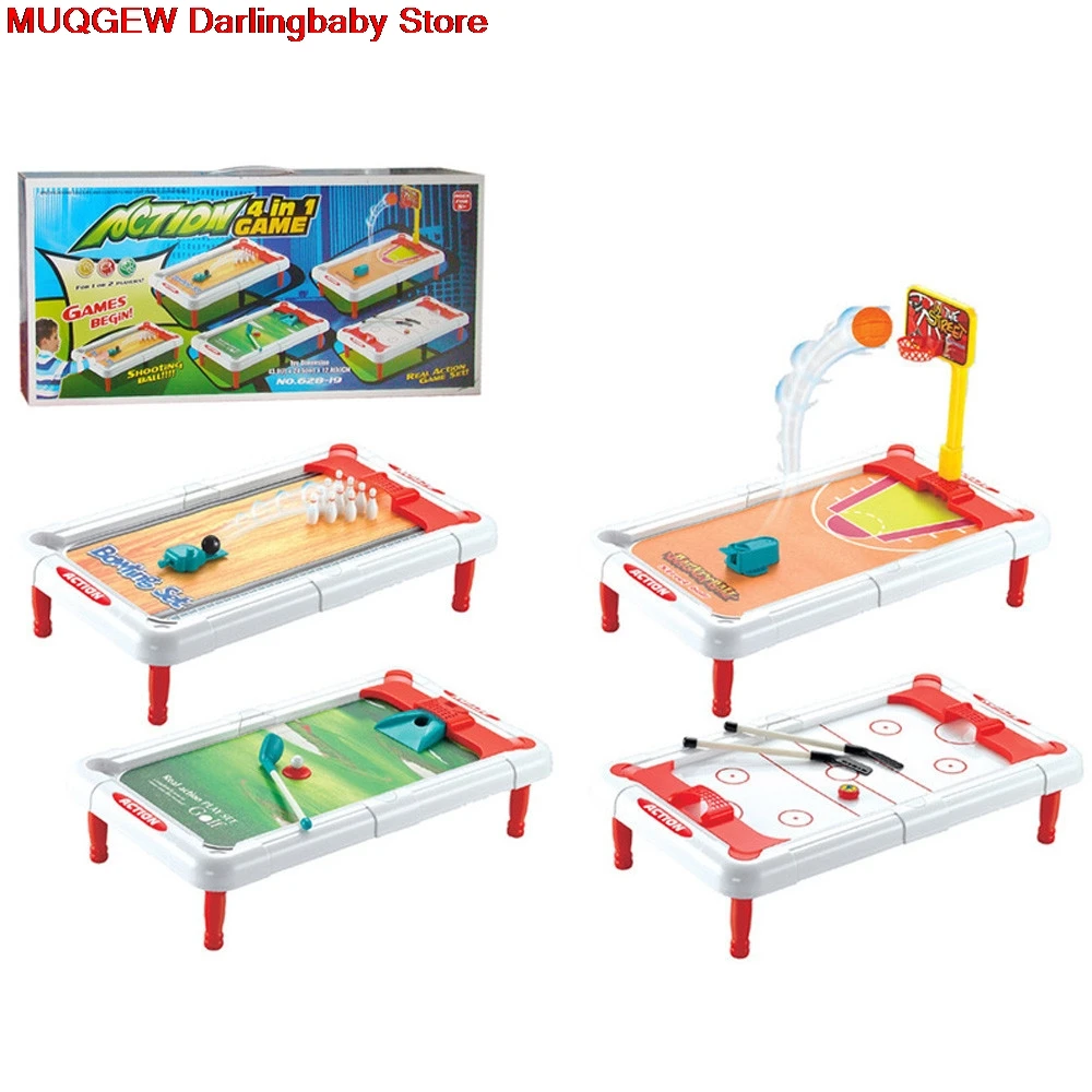 

Desktop Mini Basketball Golf Bowling Billiards Set-Family Parent-Children Fun Funny Gadgets Interesting Toys For Children Gift
