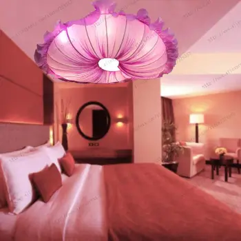 

2017 new design conch china style handmade fabrics cloth art sea snail ceiling light lamps customizable wholesale hotsale