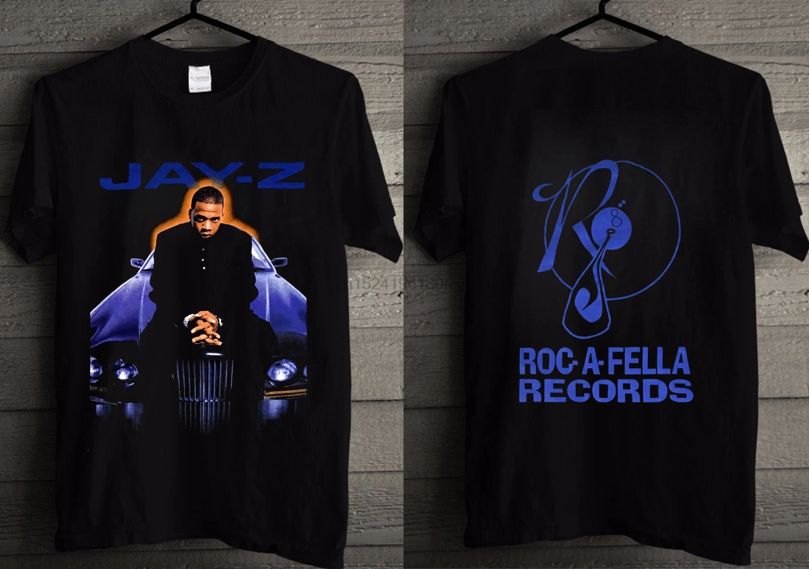 VINTAGE 90s JAY Z ROCKAFELLA RECORDS RAP HIP HOP TOUR T shirt reprint