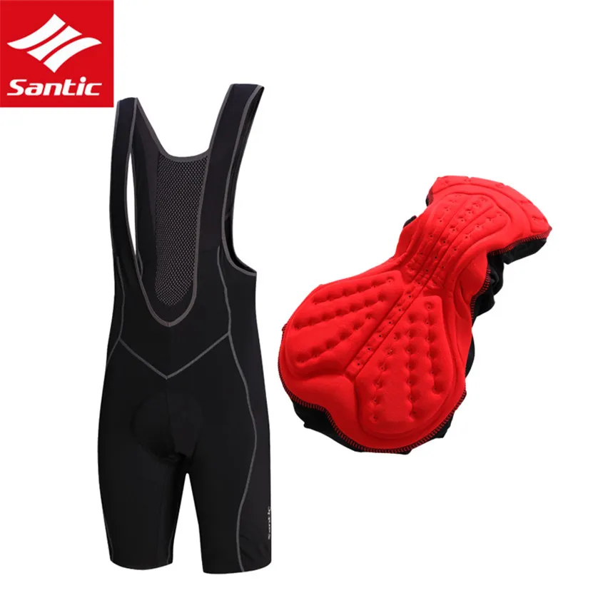 HOT-SALE-Santic-Cycling-Shorts-Coolmax-Padded-Gel-Men-s-Bib-Shorts-Cycling-Bicycle-Bike-Bib