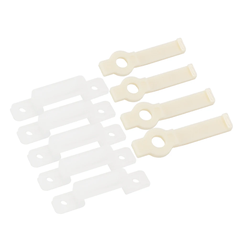 PATIKIL LED Strip Light Clips, 30pcs Cable Clamp Mounting Bracket Fixing Clip Holder With Screw Adhesive Wire Cord Management For 10mm Width Strip