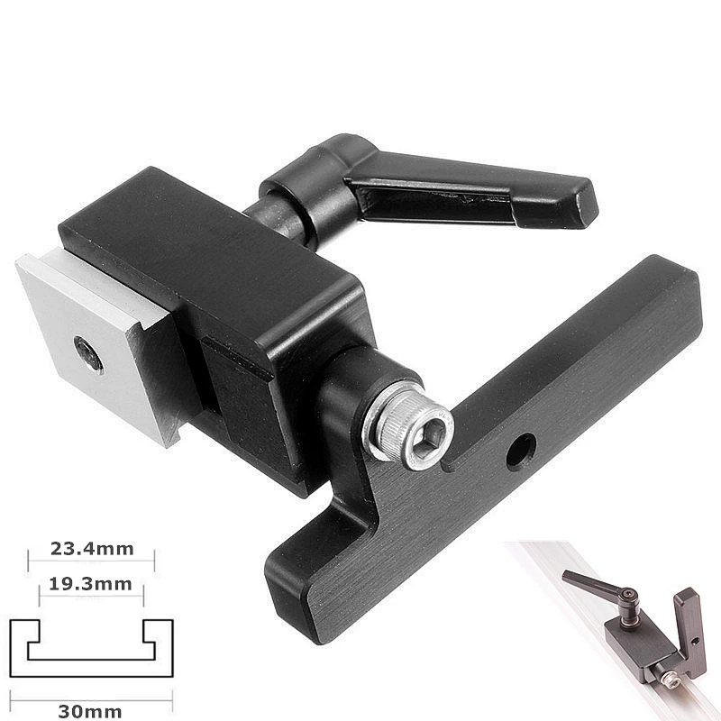 MYTEC T Slot Miter Track Stop T track For Carpenter Manual 