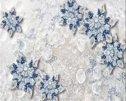 Beibehang обои домашний Декор на заказ 3D с кристалалми и стразами ювелирные изделия цветок ТВ задний план стены papel де parede 3d