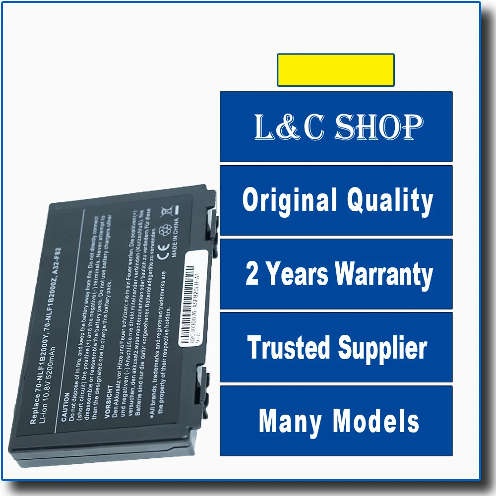 

Notebook Laptop Battery Pack Replacement for Asus Series PRO5J Pro5JI Pro5JIJ PRO65 PRO66 Pro66I Pro66IC PRO79 Pro79A Pro79AB