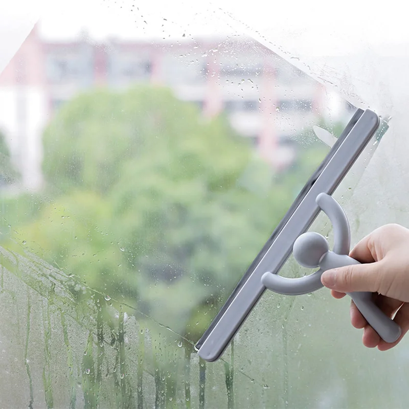 

1 PC Practical Soft Glass Scraper Wiper Window Brush Cleaner Car Window Washing Kitchen Bathroom Home Multipurpose Cleaner