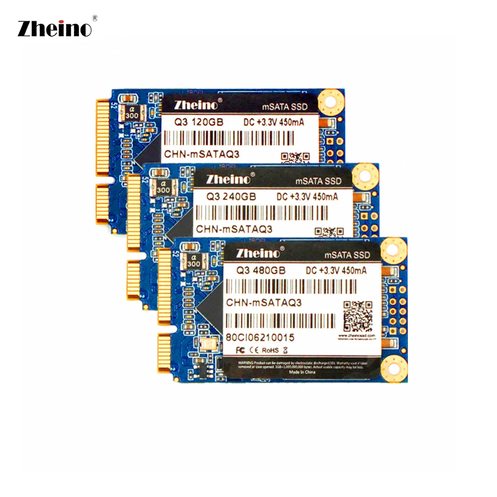 

mSATA 120GB 128GB 240GB 256GB 480GB SSD Hard Disk Dirve 3D TLC NAND Flash Memory Zheino Internal SSD For PC LAPTOP DESKTOP