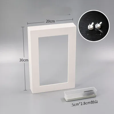 20x30cm Фоторамка цветочный горшок для гостиной настенный Настольный японский икебана пластиковые инструменты для расстановки цветов - Цвет: 20x30cm