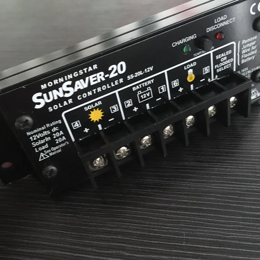 Бесплатная доставка Prostar Sunsaver 20A 12V Morningstar за максимальной точкой мощности