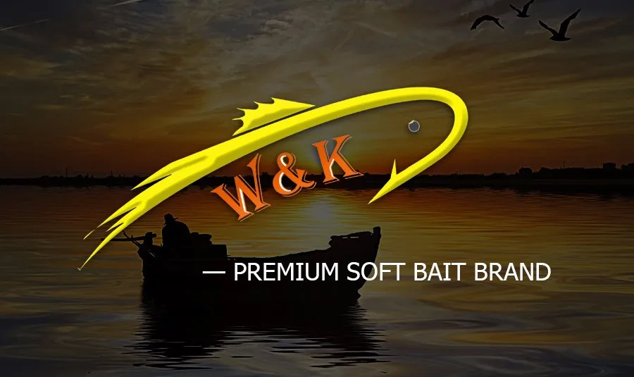 W & K Марка мягкие приманки 11 см * 11 г искусственные приманки Deep Sea Swimbaits силиконовые приманки Зандер Судак палтус продвижение 2017 # H0904-110