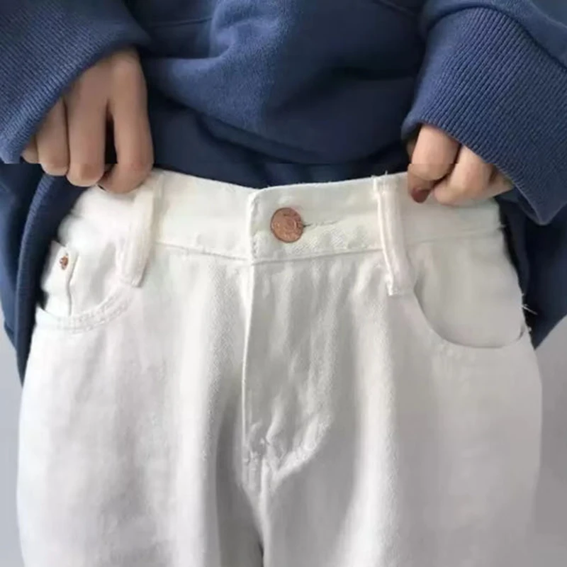 Jeans Women Spring Summer Trendy Simple Korean Style All-match Solid Hole Soft High Waist Streetwear Womens Trousers Chic Casual Jeans Women Spring Summer Trendy Simple Korean Style All-match Solid Hole Soft High Waist Streetwear Womens Trousers Chic Casual