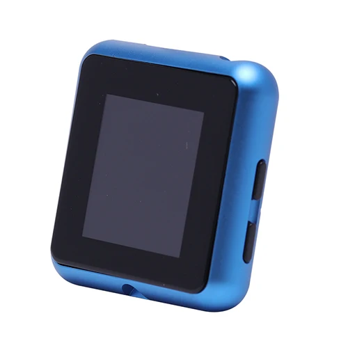 Mahdi MP3 плеер Bluetooth радио FM мини цифровой аудио плеер Портативный USB сенсорный экран музыкальный плеер Поддержка TF карта с зажимом - Цвет: Blue