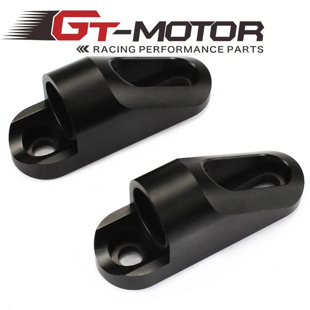 

GT Motor -free shipping 2016 The New Hot Full Aluminum CNC Motorcycle rearview Side mirror adapter
