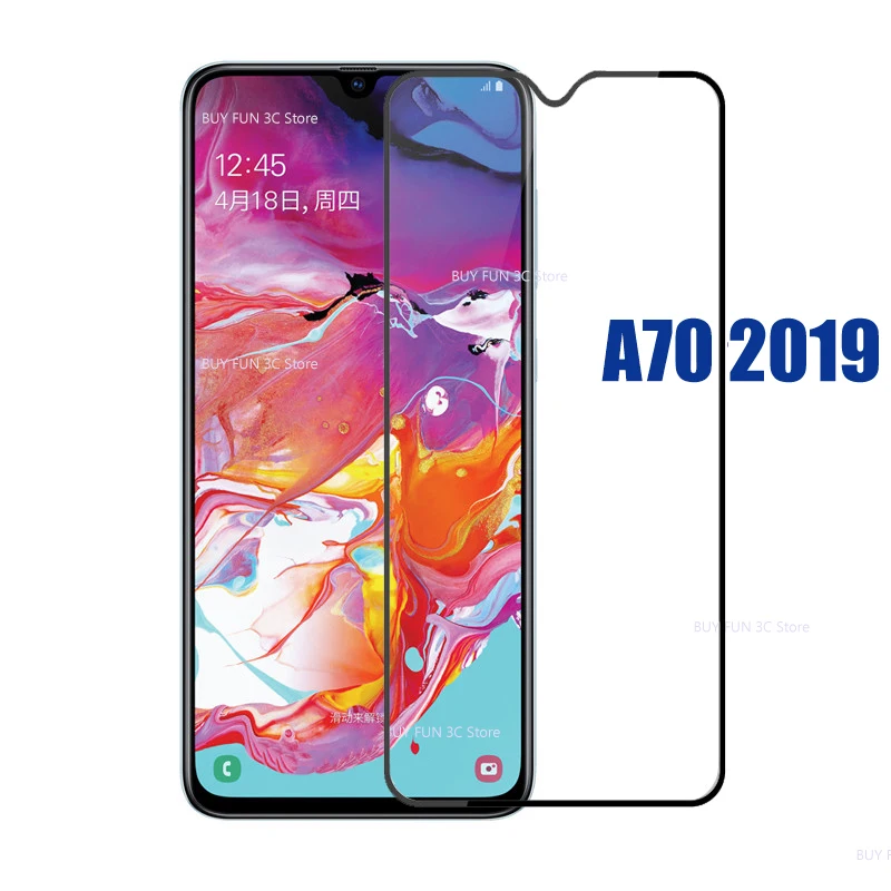 Закаленное стекло для samsung Galaxy A70 Защитная пленка экрана SM A705F/DS A7050 A 70 Glas|Защитные