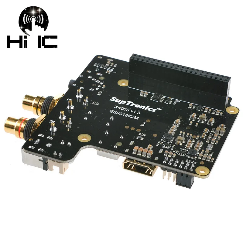Малина Pi X4000 ES9018K2M hifi плеер ЦАП Плата расширения HDMI I2S для Raspberry 3 Модель