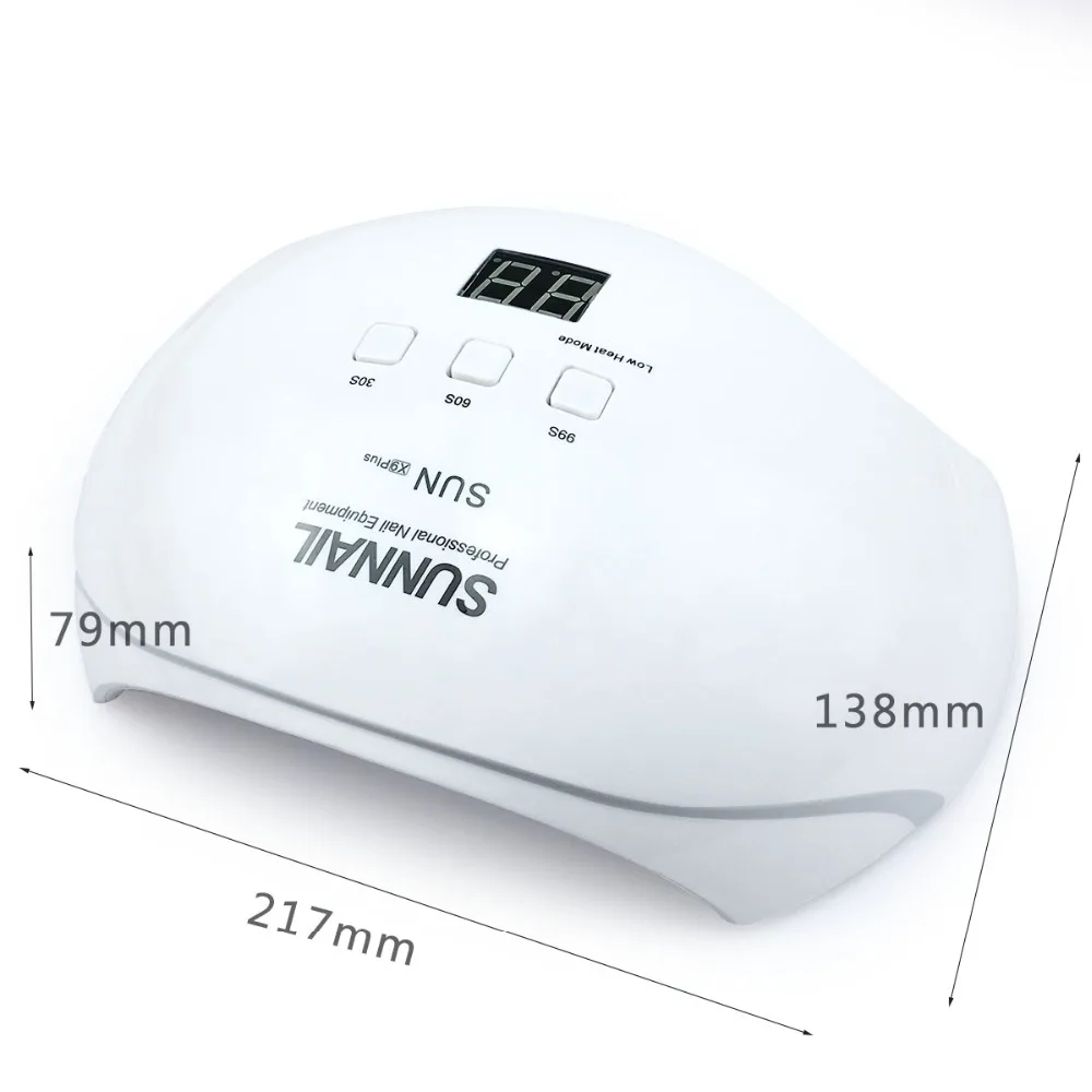 Светодиодный УФ-светильник для ногтей SUN X5 Сушилка для ногтей 72 Вт высокомощный ЖК-дисплей 36 светодиодный s для отверждения гель-лака автоматический датчик Таймер