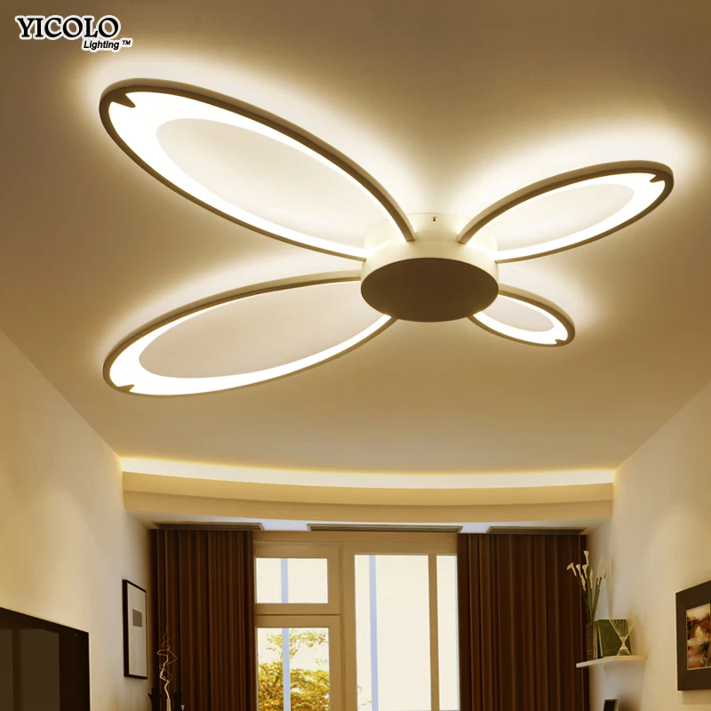

Led Ceiling Lights Remote Control Dimming Surface mount For Living Room Bedroom Light FIxtures lamparas de techo abajur