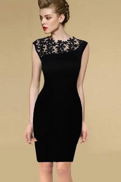 Simple elegant black cocktail dress Simple elegant black cocktail dress